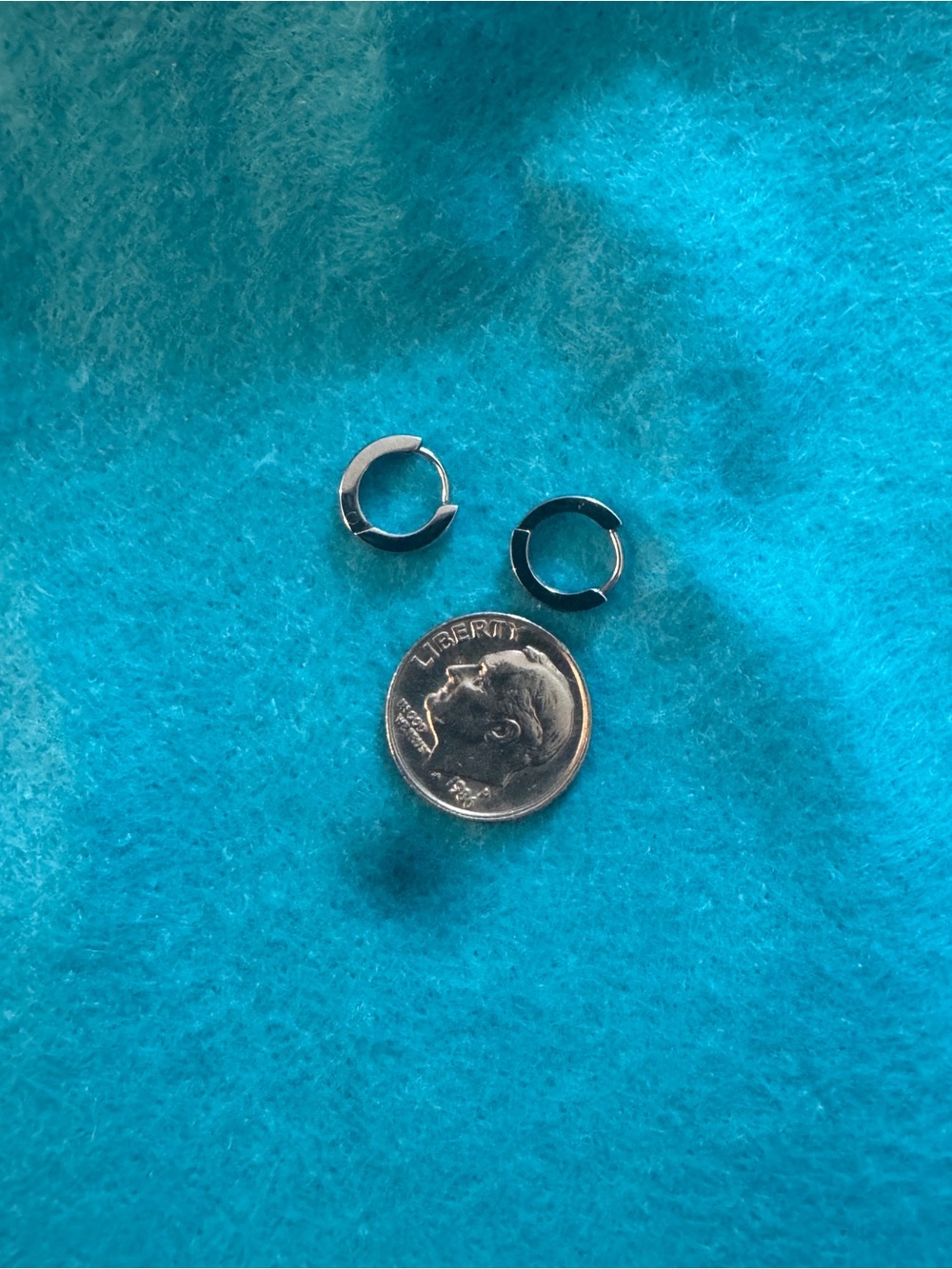 Silver Huggie Hoop Earrings - Small Silver Hoops 0218